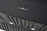 Schweigen 120cm Non-Silent 2500m3/hr Black BBQ Canopy Rangehood CL7372B