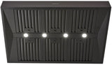 Schweigen 120cm Silent 3200m3/hr Black BBQ Canopy Rangehood CL7372BSE