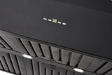 Schweigen 120cm Silent 3200m3/hr Black BBQ Canopy Rangehood CL7372BSE