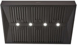 Schweigen 120cm Silent 3000m3/hr Black TwinMotor BBQ Canopy Rangehood CL7372BSP2