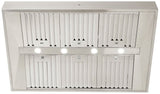 Schweigen 120cm Silent 3000m3/hr S/S TwinMotor BBQ Canopy Rangehood CL7372SP2