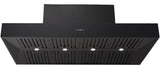 Schweigen 150cm Non-Silent 2500m3/hr Black BBQ Canopy Rangehood CL7375B