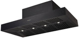 Schweigen 150cm Non-Silent 2500m3/hr Black BBQ Canopy Rangehood CL7375B