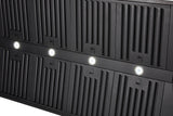 Schweigen 150cm Silent 3200m3/hr Black BBQ Canopy Rangehood CL7375BSE