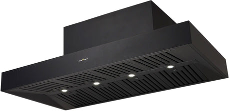 Schweigen 150cm Silent 3000m3/hr Black TwinMotor BBQ Canopy Rangehood CL7375BSP2