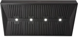 Schweigen 150cm Silent 3000m3/hr Black TwinMotor BBQ Canopy Rangehood CL7375BSP2
