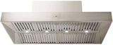Schweigen 150cm Silent 3200m3/hr S/S BBQ Canopy Rangehood CL7375SE