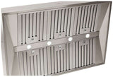 Schweigen 120cm Non-Silent 2500m3/hr S/S BBQ Canopy Rangehood CL8912