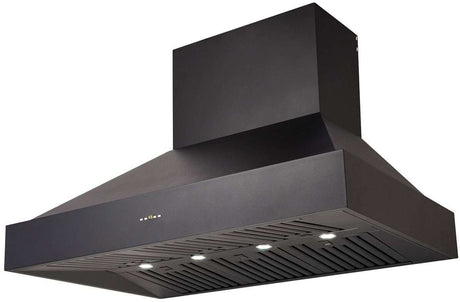 Schweigen 120cm Non-Silent 2500m3/hr Black BBQ Canopy Rangehood CL8912B