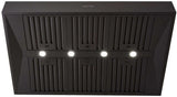Schweigen 120cm Non-Silent 2500m3/hr Black BBQ Canopy Rangehood CL8912B