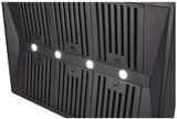 Schweigen 120cm Non-Silent 2500m3/hr Black BBQ Canopy Rangehood CL8912B