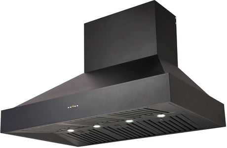 Schweigen 120cm Silent 3200m3/hr Black BBQ Canopy Rangehood CL8912BSE
