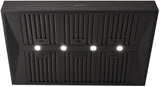 Schweigen 120cm Silent 3200m3/hr Black BBQ Canopy Rangehood CL8912BSE