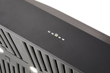 Schweigen 120cm Silent 3200m3/hr Black BBQ Canopy Rangehood CL8912BSE
