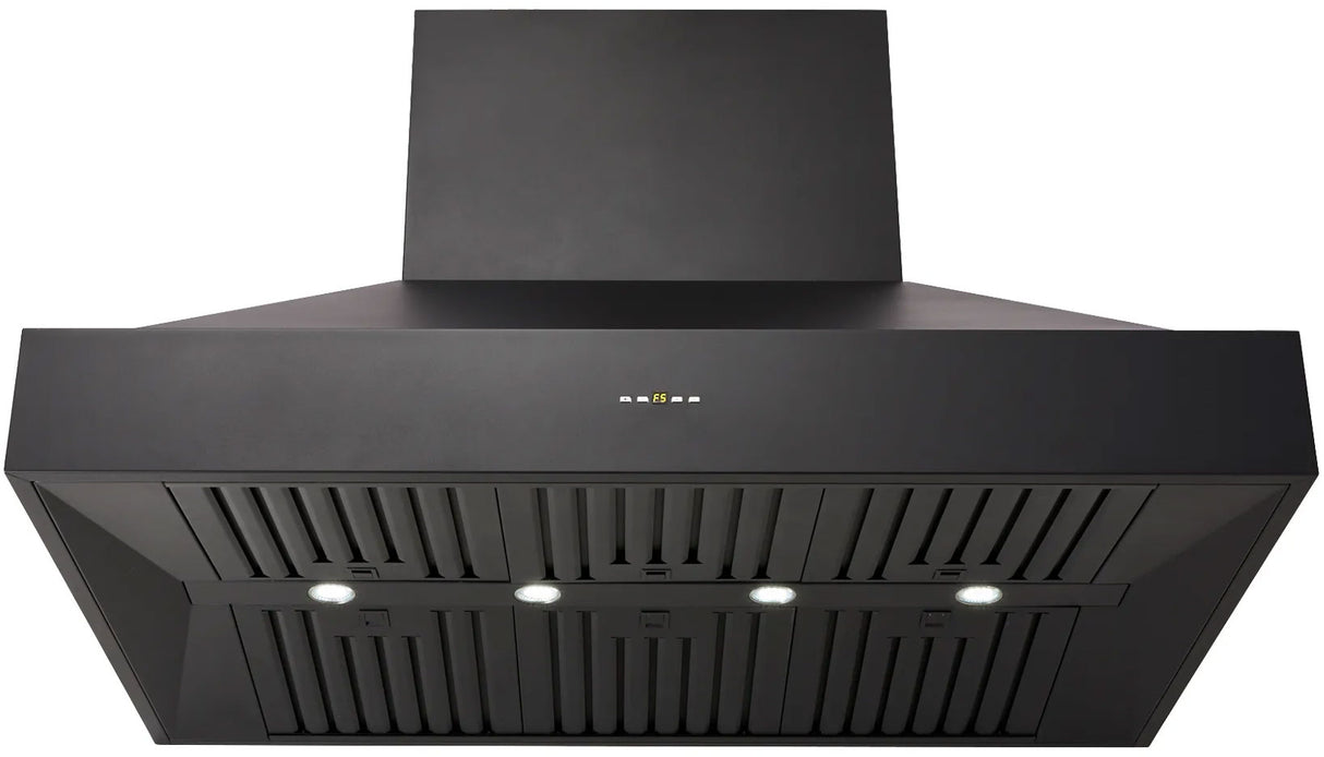 Schweigen 120cm Silent 3000m3/hr Black TwinMotor BBQ Canopy Rangehood CL8912BSP2