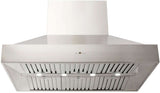 Schweigen 120cm Silent 3200m3/hr S/S BBQ Canopy Rangehood CL8912SE