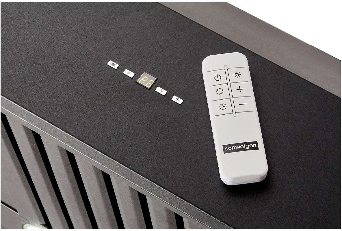Schweigen 150cm Silent 3200m3/hr Black BBQ Canopy Rangehood CL8915BSE