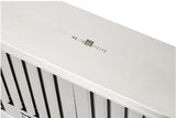 Schweigen 150cm Silent 3200m3/hr S/S BBQ Canopy Rangehood CL8915SE