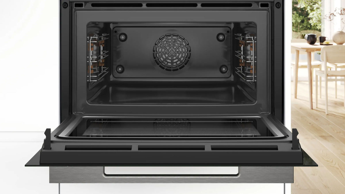 Bosch Series 8 45cm Built-In Combination Microwave Oven Black CMG7241B1A