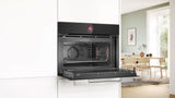 Bosch Series 8 45cm Built-In Combination Microwave Oven Black CMG7241B1A