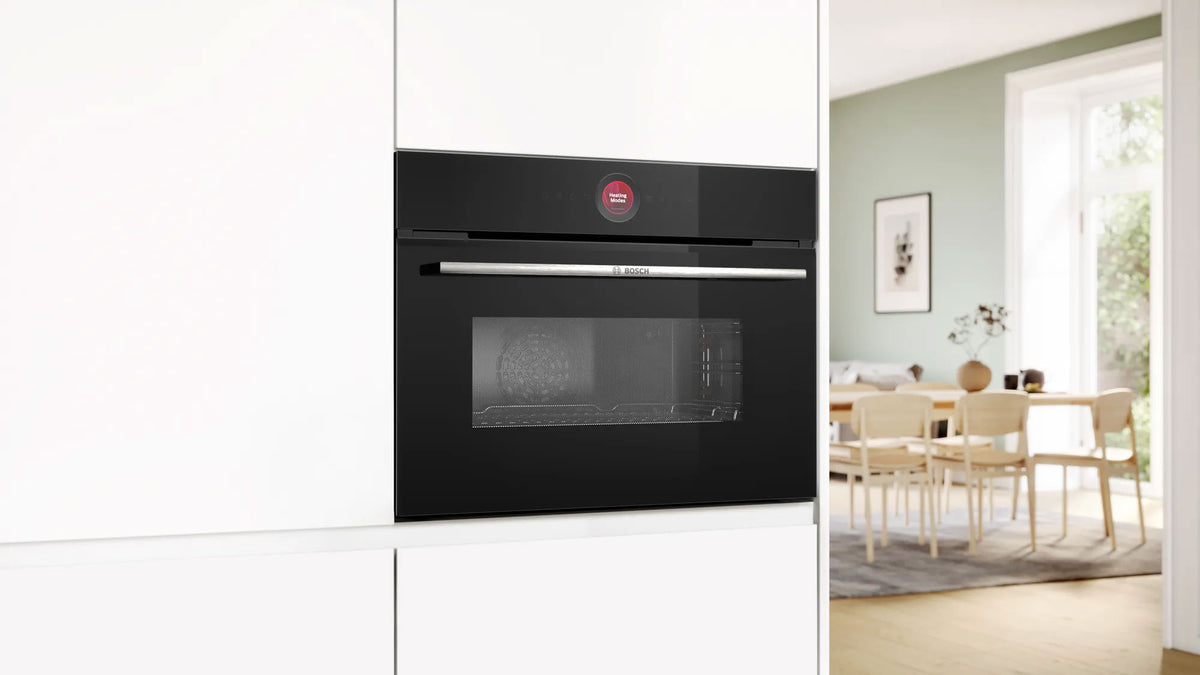 Bosch Series 8 45cm Built-In Combination Microwave Oven Black CMG7241B1A