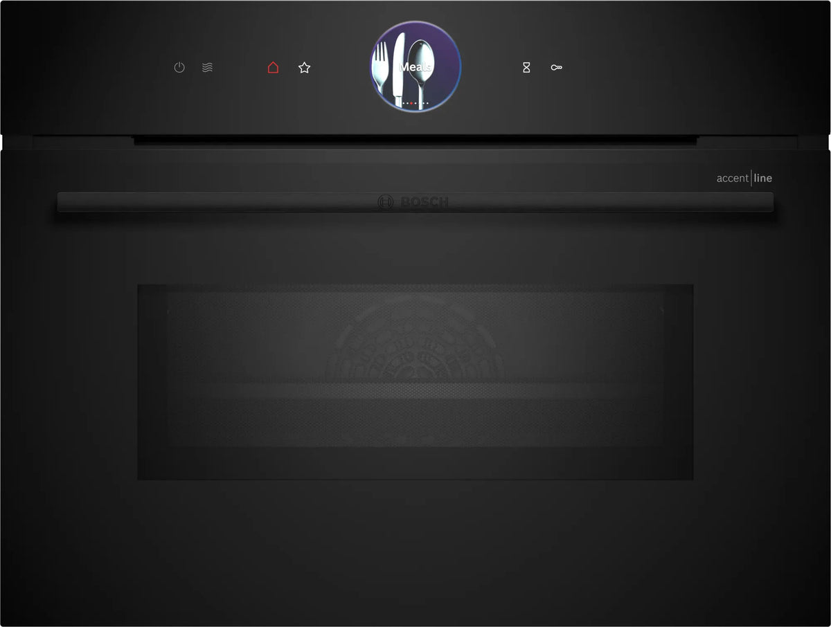 Bosch Series 8 45cm Accentline Built-In Combination Microwave Oven CMG936AB1A