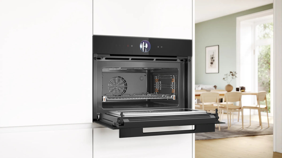 Bosch Series 8 45cm Accentline Built-In Combination Microwave Oven CMG936AB1A