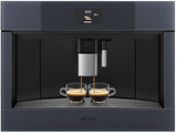 Smeg 45cm Linea Automatic Coffee Machine Neptune Grey CMS4104G