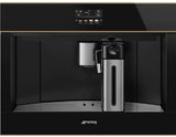Smeg 45cm Dolce Stil Novo Built-In Coffee Machine Copper Trim CMS4604NR