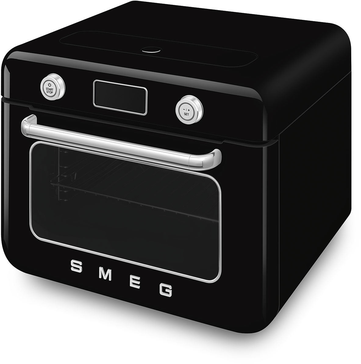 Smeg 50's Style Benchtop Combi Steam Oven Black COF01BLAU