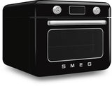 Smeg 50's Style Benchtop Combi Steam Oven Black COF01BLAU