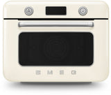 Smeg 50's Style Benchtop Combi Steam Oven Cream COF01CRAU