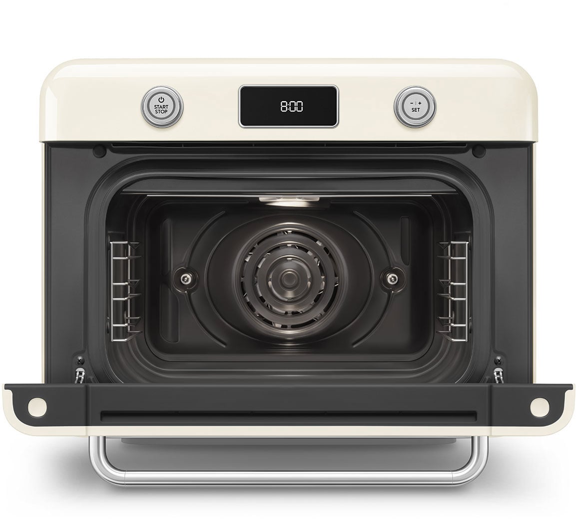 Smeg 50's Style Benchtop Combi Steam Oven Cream COF01CRAU