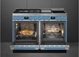 Smeg 120cm Portofino Freestanding Dual Fuel Oven/Stove Turquese CPF120IGMPTA