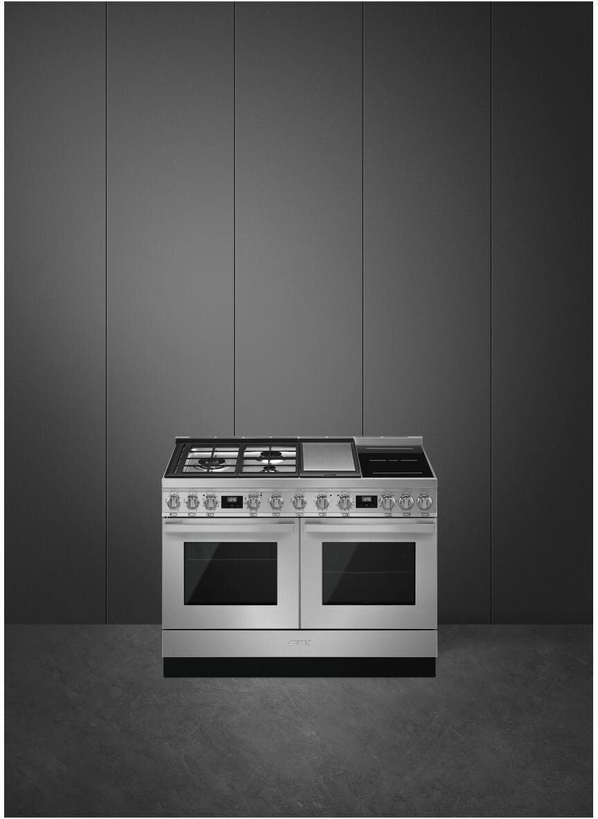 Smeg 120cm Freestanding Dual Fuel Oven/Stove Stainless Steel CPF120IGMPXA