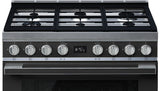 Smeg 90cm Portofino Freestanding Dual Fuel Oven/Stove Anthracite CPF9GPANA