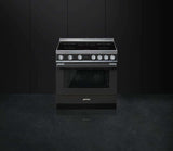 Smeg 90cm Portofino Freestanding Electric Oven/Stove Anthracite CPF9IPAN