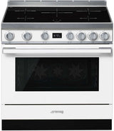 Smeg 90cm Portofino Freestanding Electric Oven/Stove White CPF9IPWH