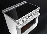 Smeg 90cm Portofino Freestanding Electric Oven/Stove White CPF9IPWH