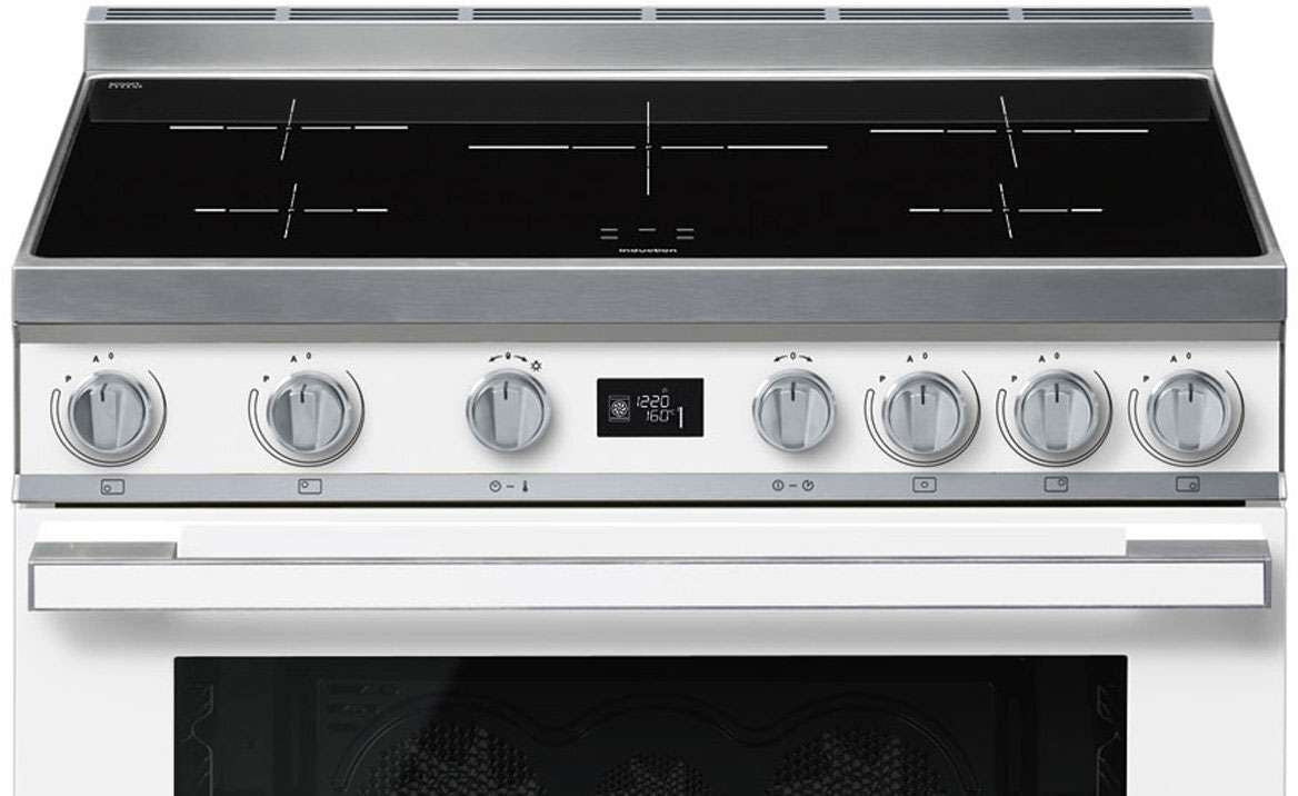 Smeg 90cm Portofino Freestanding Electric Oven/Stove White CPF9IPWH