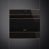 Smeg 15cm Dolce Stil Novo Warming Drawer Black CPRT615NR