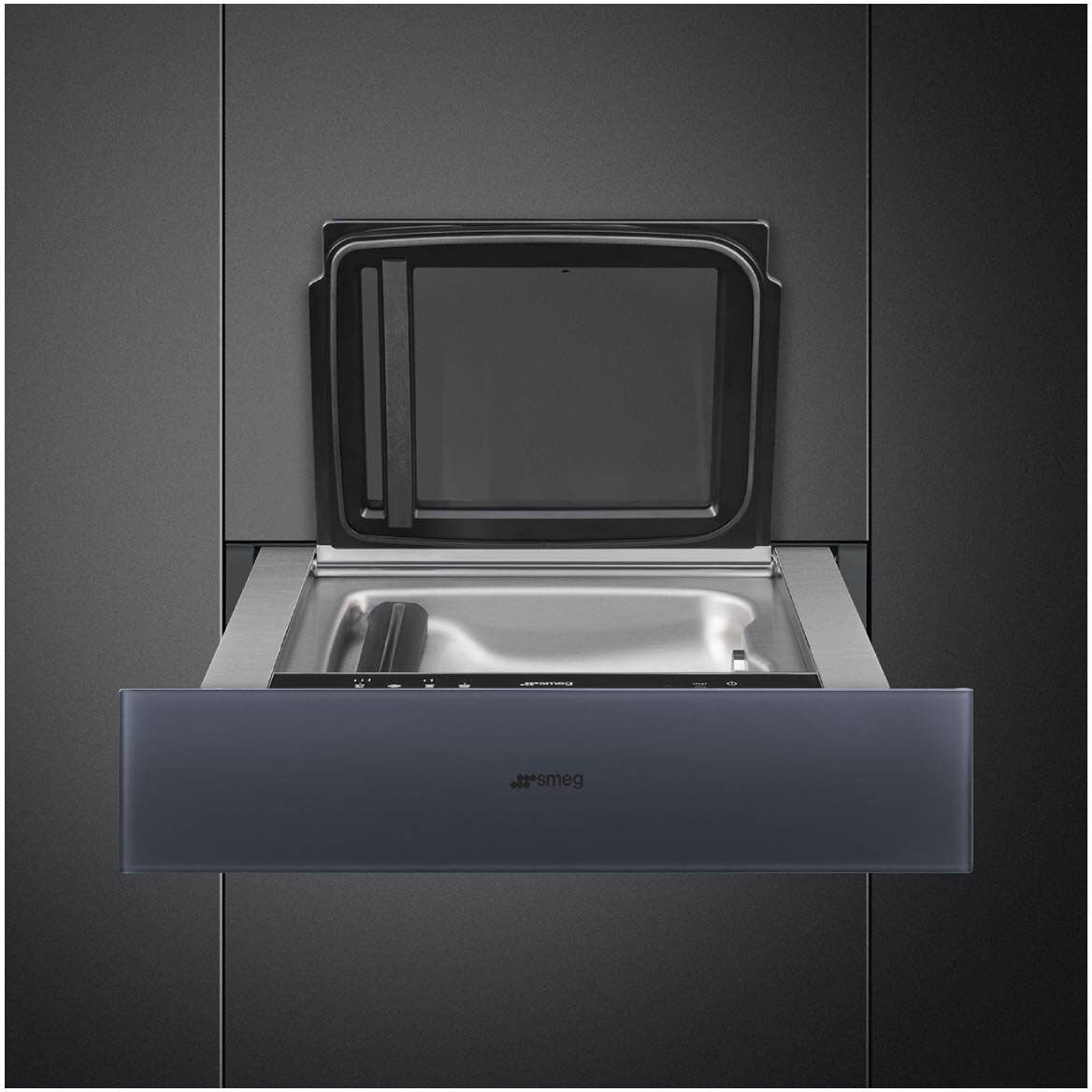 Smeg 15cm Linea Vacuum Drawer Neptune Grey CPV115G