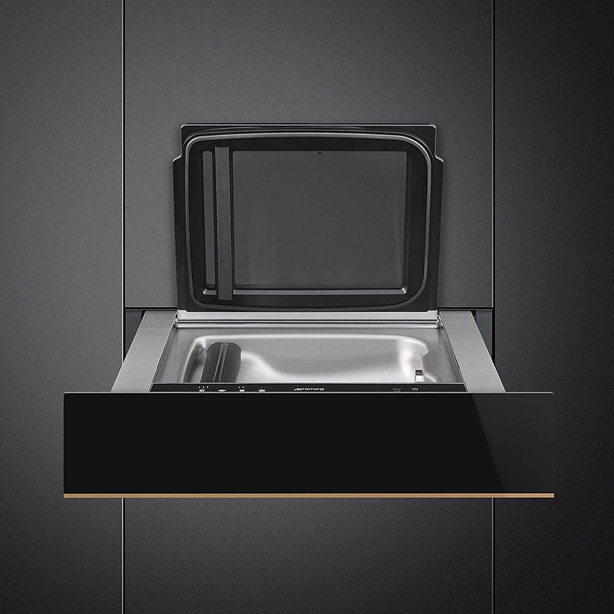 Smeg Dolce Stil Novo Aesthetic Vacuum Drawer Copper Trim CPV615NR