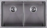 Abey Piazza Double Square Bowl Undermount Sink CR340DB