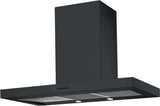 Chef 90cm Canopy Rangehood Black CRC914DB