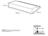 Chef 60cm Fixed Rangehood Stainless Steel CRF610SB
