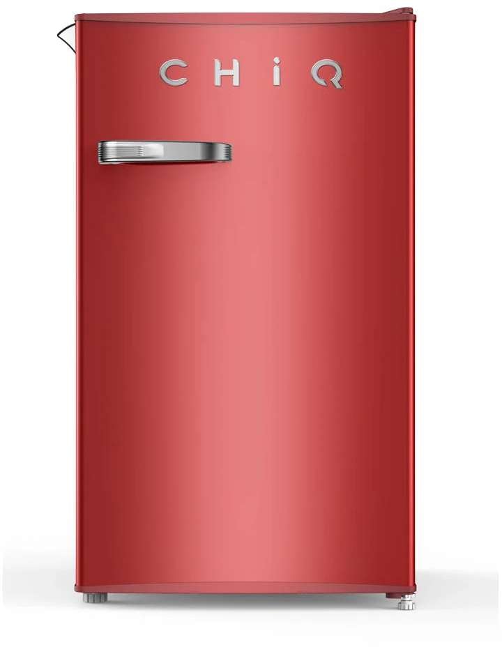 CHiQ 90L Retro Red Bar Refrigerator CRSR089DR1