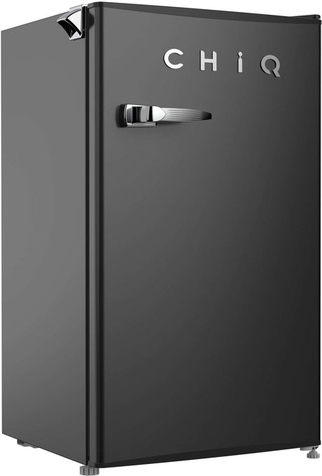 CHiQ 90L Retro Black Bar Refrigerator CRSR090DB