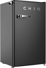 CHiQ 90L Retro Black Bar Refrigerator CRSR090DB1