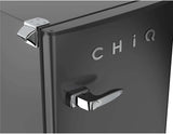 CHiQ 90L Retro Black Bar Refrigerator CRSR090DB1